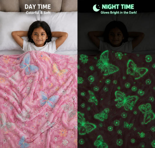 Glow in the Dark Blanket for Kids